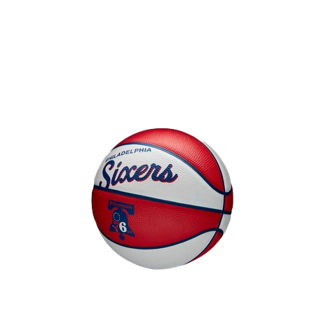 Wilson NBA Team Retro Mini Basketball Philadelphia 76ers – Basketball ...