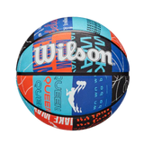 Wilson WNBA Heir DNA Basketball Blu/Orange Size 6