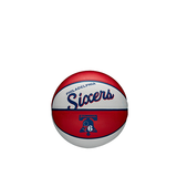 Wilson NBA Team Retro Mini Basketball Philadelphia 76ers