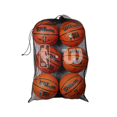 Wilson NBA 6 Ball Mesh Basketball Bag