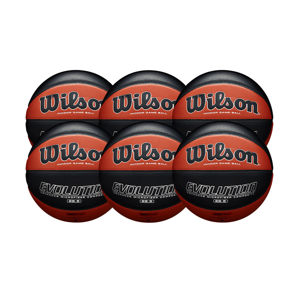  Wilson Evolution Indoor Game Basketball, Intermediate - Size 6  : Sports & Outdoors