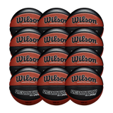 Wilson Basketball England Reaction Pro Official Game Ball - Bundle of 12